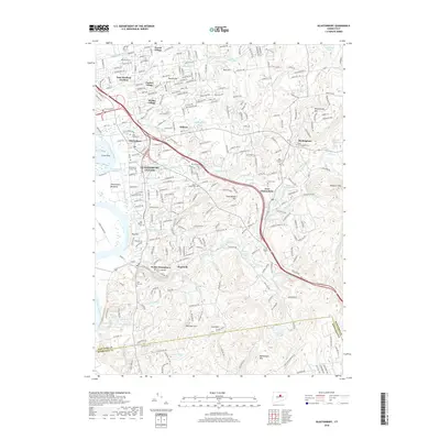 2018 Map of Glastonbury, 2018 Print