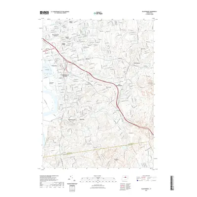 2021 Map of Glastonbury, 2021 Print