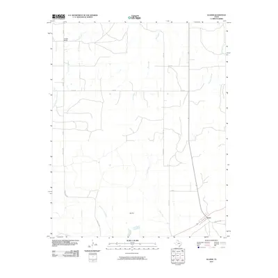2010 Map of Glazier, 2010 Print