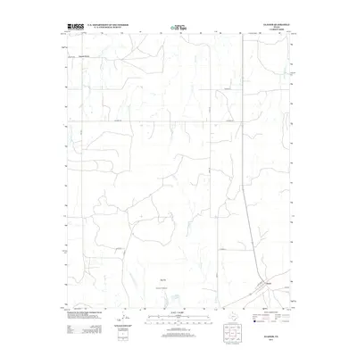2012 Map of Glazier, 2012 Print