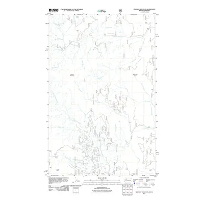 2011 Map of Gleason Mountain, 2011 Print