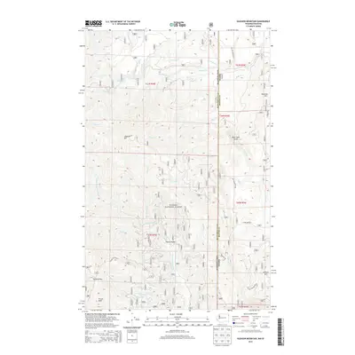 2014 Map of Gleason Mountain, 2014 Print