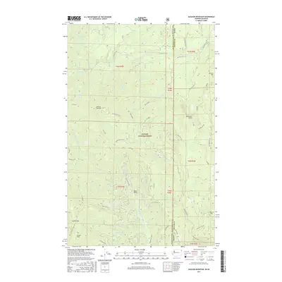 2017 Map of Gleason Mountain, 2017 Print