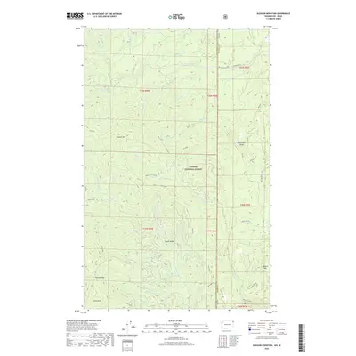 2020 Map of Gleason Mountain, 2020 Print