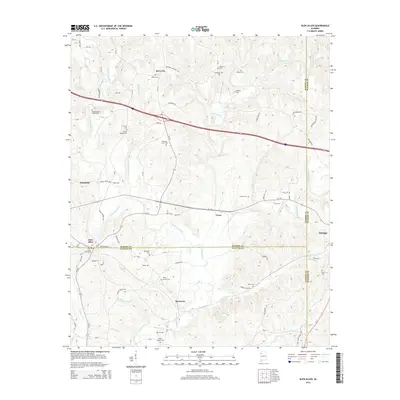 2014 Map of Glen Allen, 2014 Print