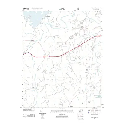 2011 Map of Glen Alpine, 2011 Print