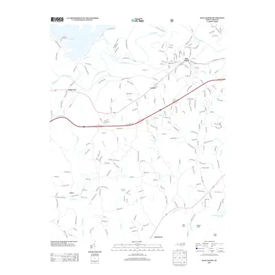 2013 Map of Glen Alpine, 2013 Print