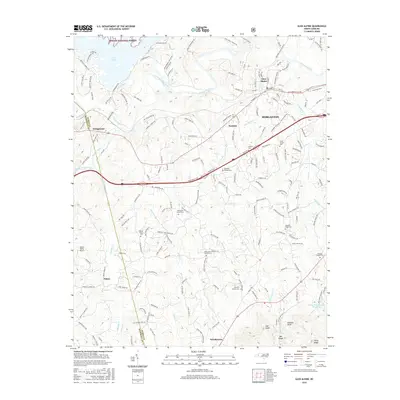 2016 Map of Glen Alpine, 2016 Print