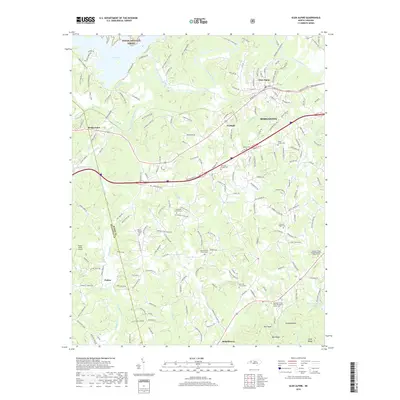 2019 Map of Glen Alpine, 2019 Print