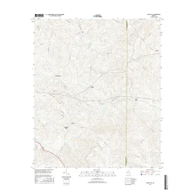 2017 Map of Glen Alta, 2017 Print