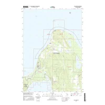 2017 Map of Glen Arbor, 2017 Print