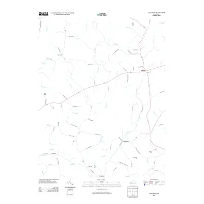 2013 Map of Glen Dean, 2013 Print