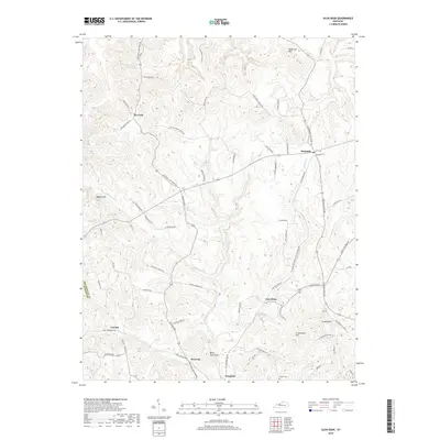 2019 Map of Glen Dean, 2019 Print