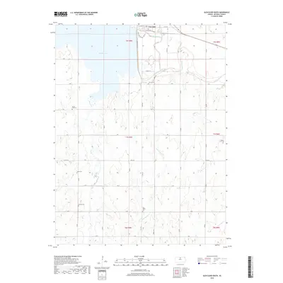 2018 Map of Glen Elder South, 2018 Print
