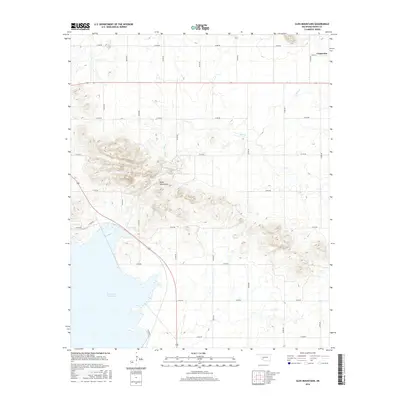 2016 Map of Glen Mountains, 2016 Print