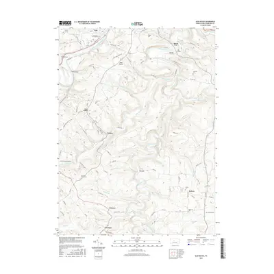 2016 Map of Glen Richey, 2016 Print