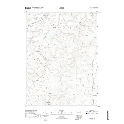 2019 Map of Glen Richey, 2019 Print