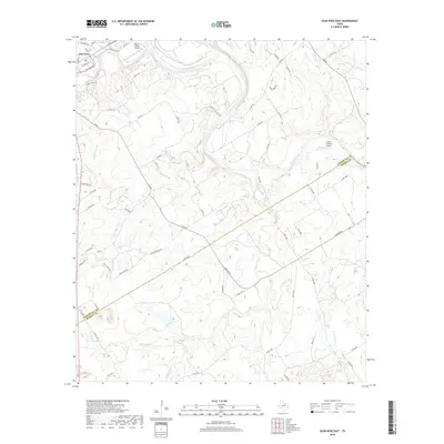 2019 Map of Glen Rose East, 2019 Print