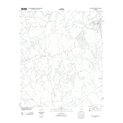2012 Map of Glen Rose West, 2012 Print