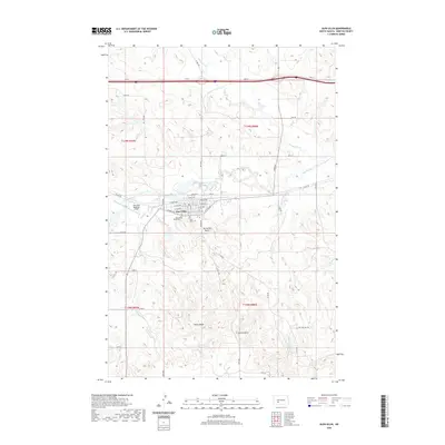 2020 Map of Glen Ullin, 2020 Print