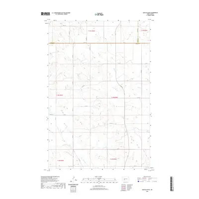 2020 Map of Glen Ullin NE, 2020 Print