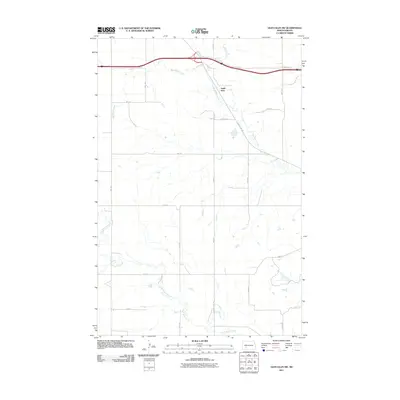 2011 Map of Glen Ullin SW, 2011 Print