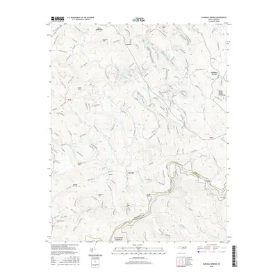 2016 Map of Glendale Springs, 2016 Print