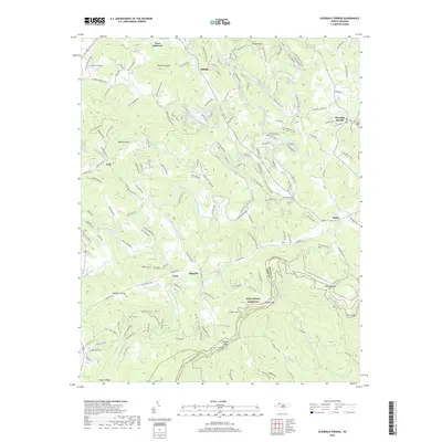2019 Map of Glendale Springs, 2019 Print