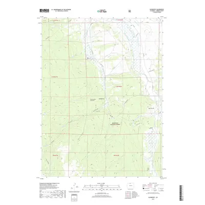 2019 Map of Glendevey, 2019 Print