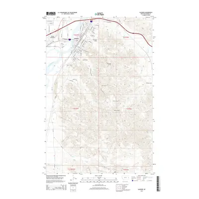2014 Map of Glendive, 2014 Print