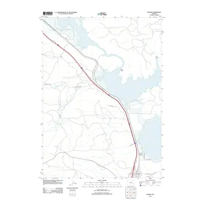 2012 Map of Glendo, 2012 Print