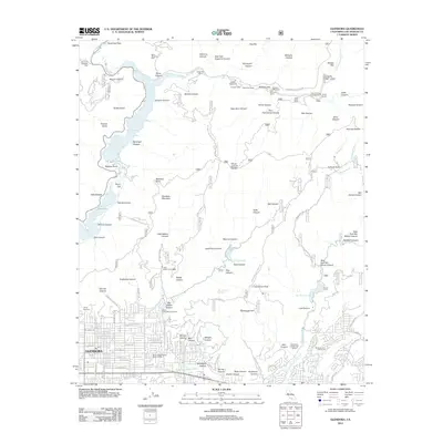 2012 Map of Glendora, 2012 Print