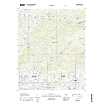 2018 Map of Glendora, 2018 Print