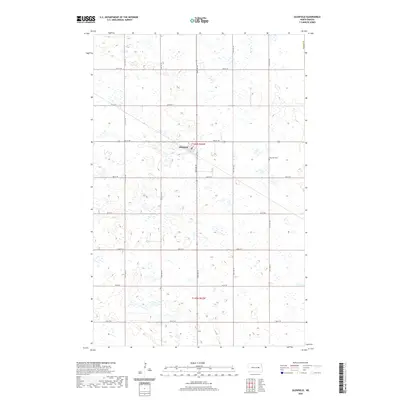2020 Map of Glenfield, 2020 Print