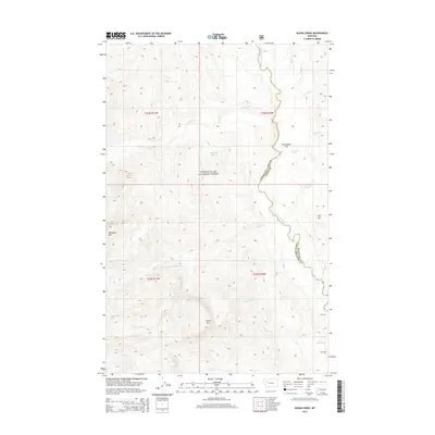 2014 Map of Glenn Creek, 2014 Print