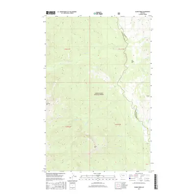 2017 Map of Glenn Creek, 2017 Print
