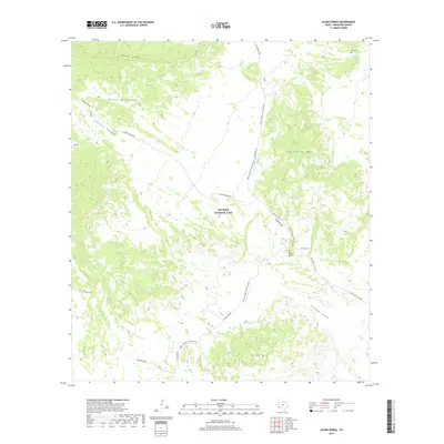 2019 Map of Glenn Spring, 2019 Print