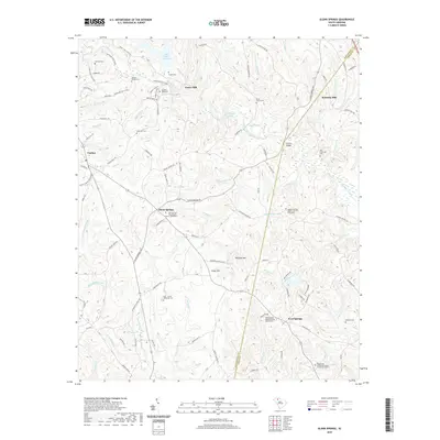 2020 Map of Glenn Springs, 2020 Print
