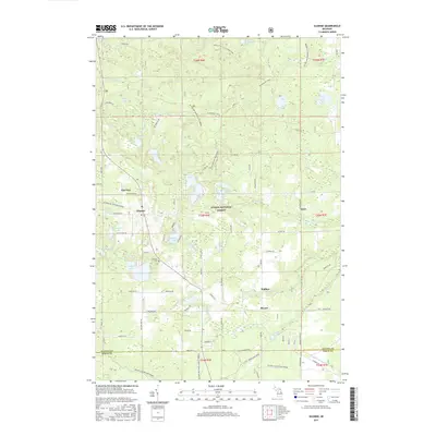 2017 Map of Glennie, 2017 Print