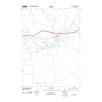 2010 Map of Glenns Ferry, 2010 Print