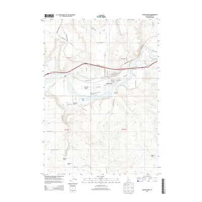 2013 Map of Glenns Ferry, 2013 Print