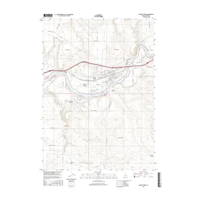 2017 Map of Glenns Ferry, 2017 Print