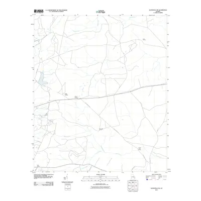 2011 Map of Glennville NE, 2011 Print