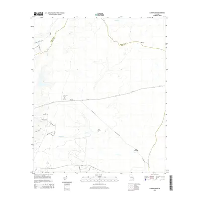 2014 Map of Glennville NE, 2014 Print