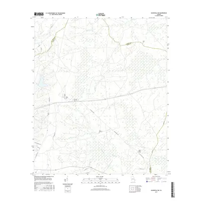 2017 Map of Glennville NE, 2017 Print