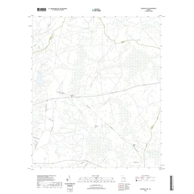 2020 Map of Glennville NE, 2020 Print