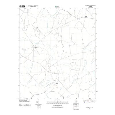 2011 Map of Glennville SE, 2011 Print