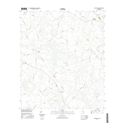 2017 Map of Glennville SE, 2017 Print