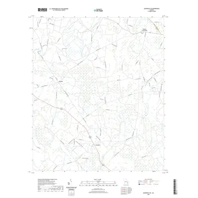 2020 Map of Glennville SE, 2020 Print