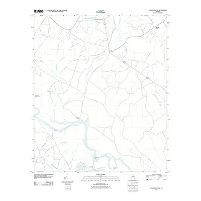 2011 Map of Glennville SW, 2011 Print